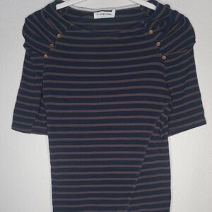 Anthropologie Pilcro and the Letterpress Striped Shirt - Size Small